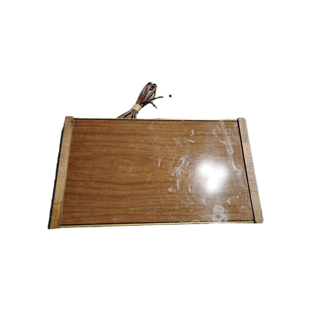 Vintage 1970's Electric Warming Tray Cornwall Brown Model #1461   Works 10x17